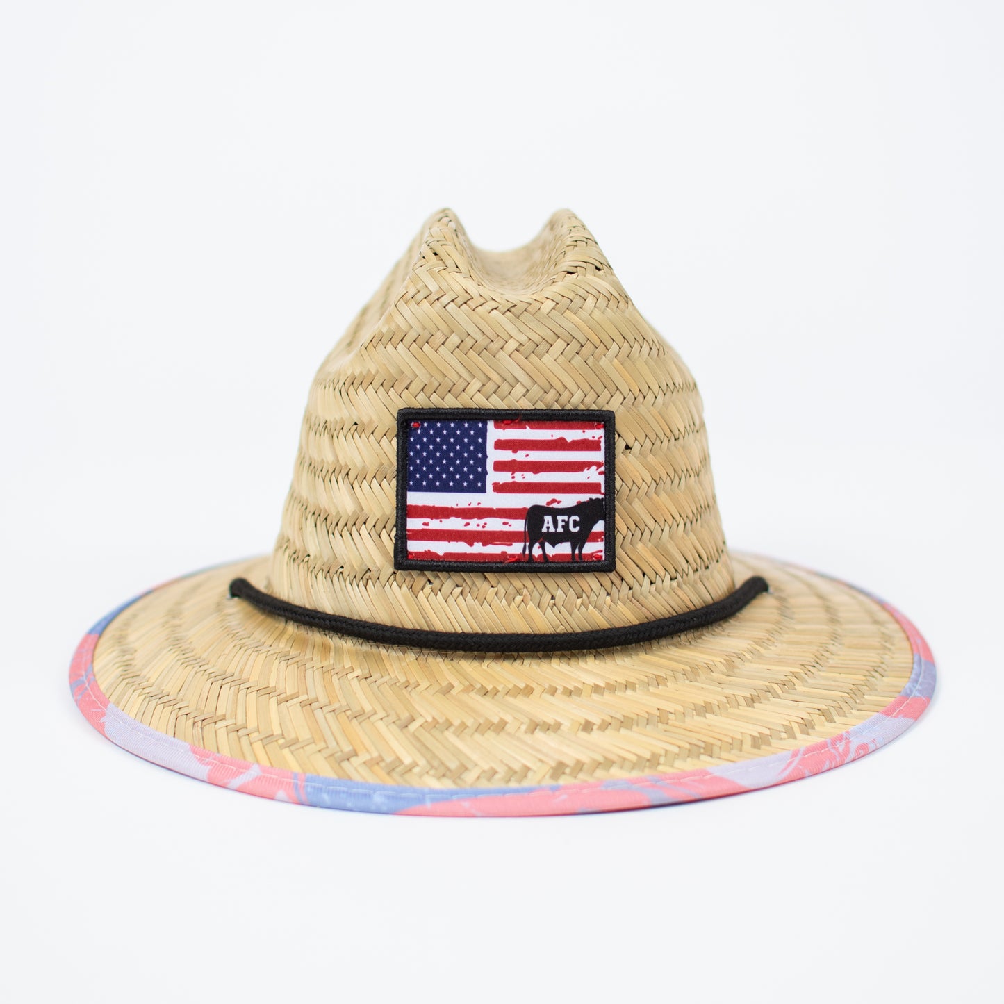 Patriotic Cow Camo™ Kids Straw Hat