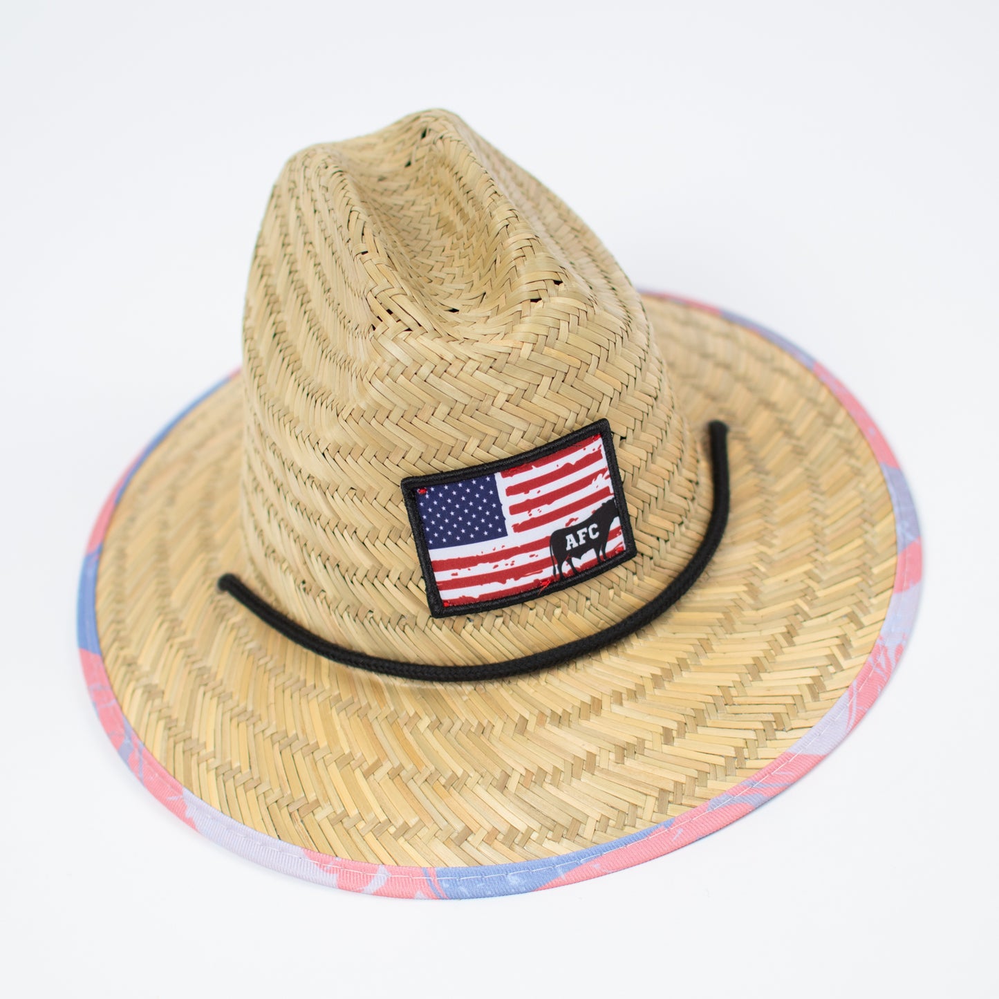 Patriotic Cow Camo™ Kids Straw Hat