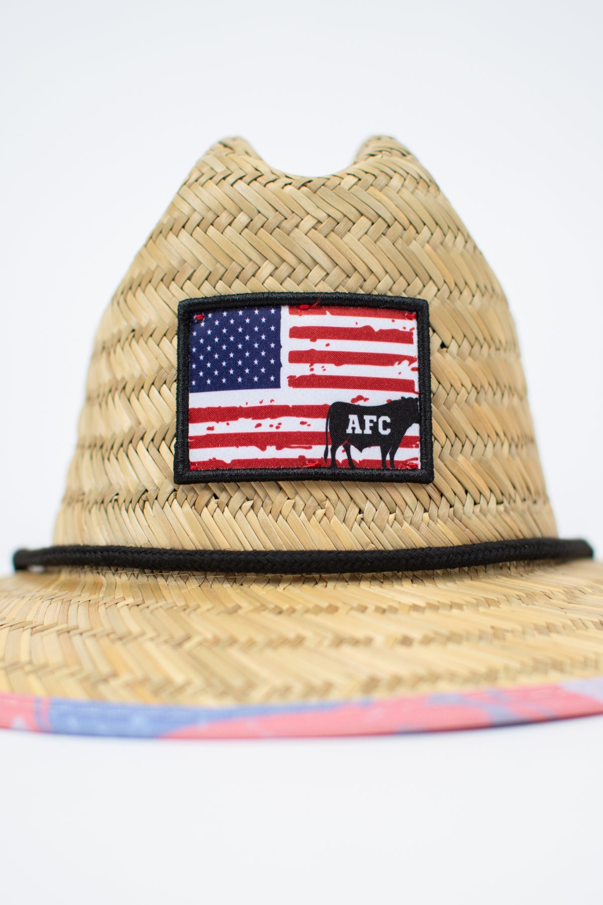 Patriotic Cow Camo™ Kids Straw Hat