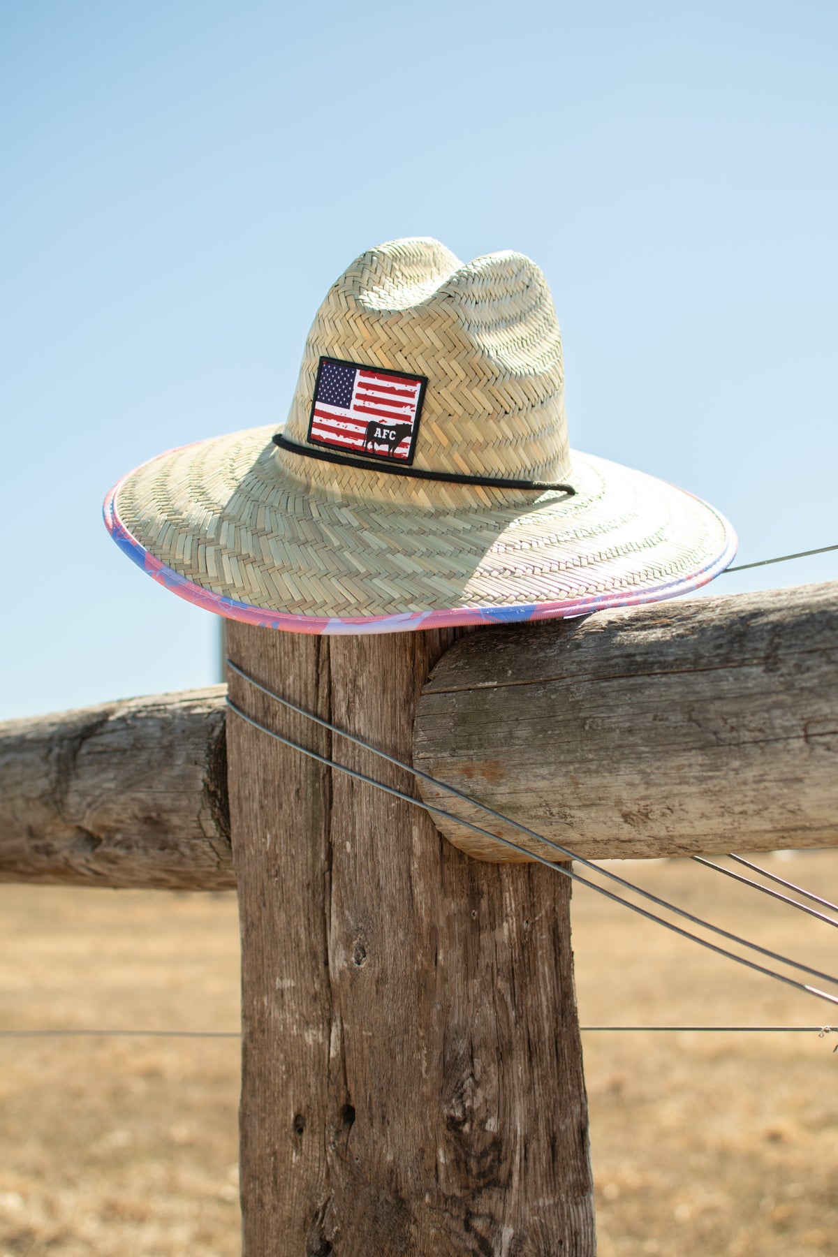 Patriotic Cow Camo™ Adult Straw Hat