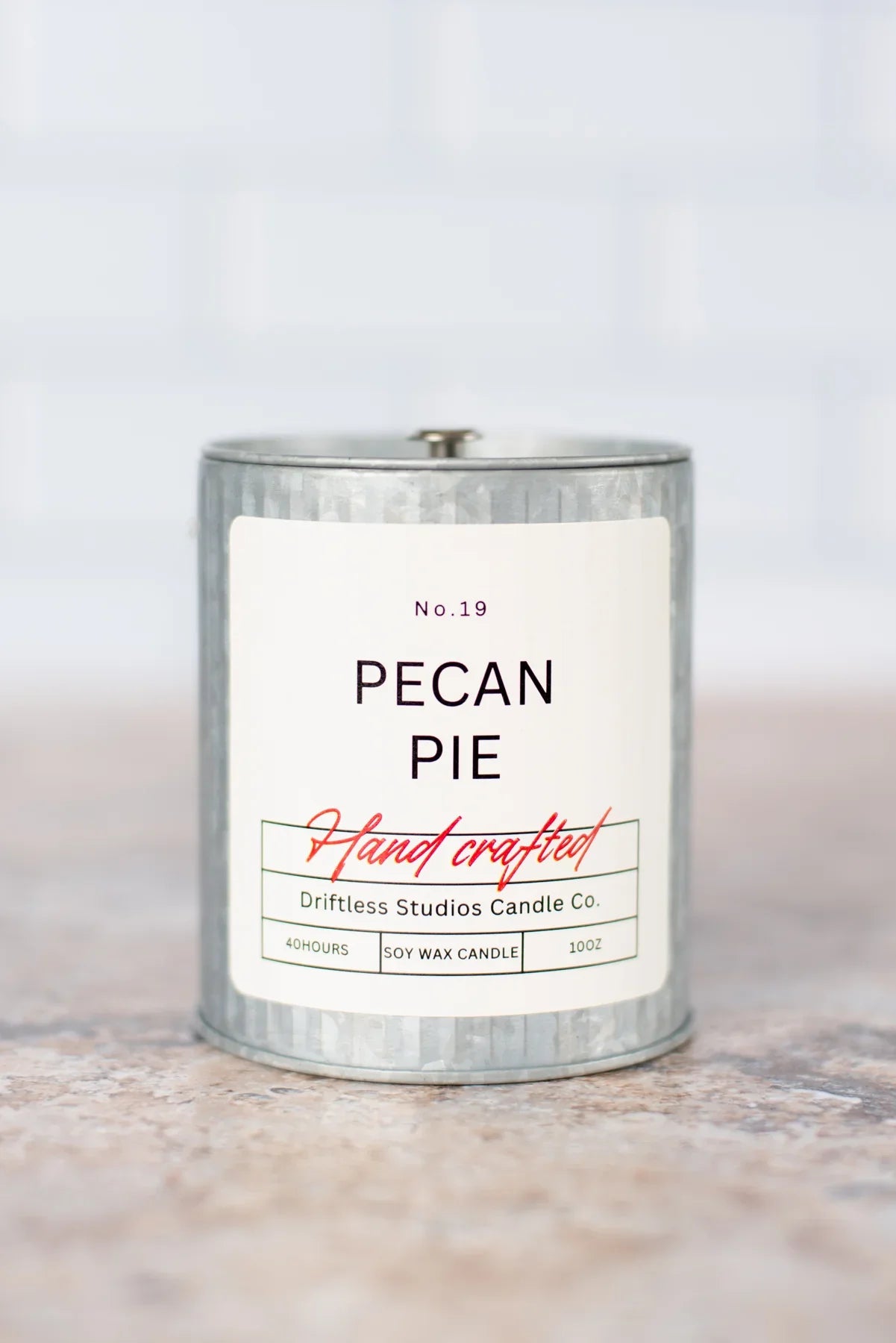 Pecan Pie Tin Farmhouse Candle