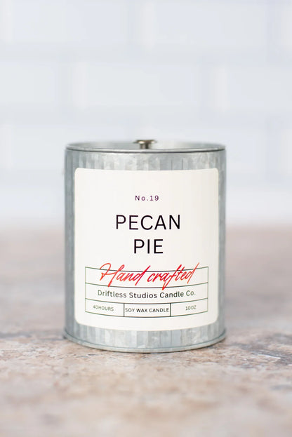 Pecan Pie Tin Farmhouse Candle