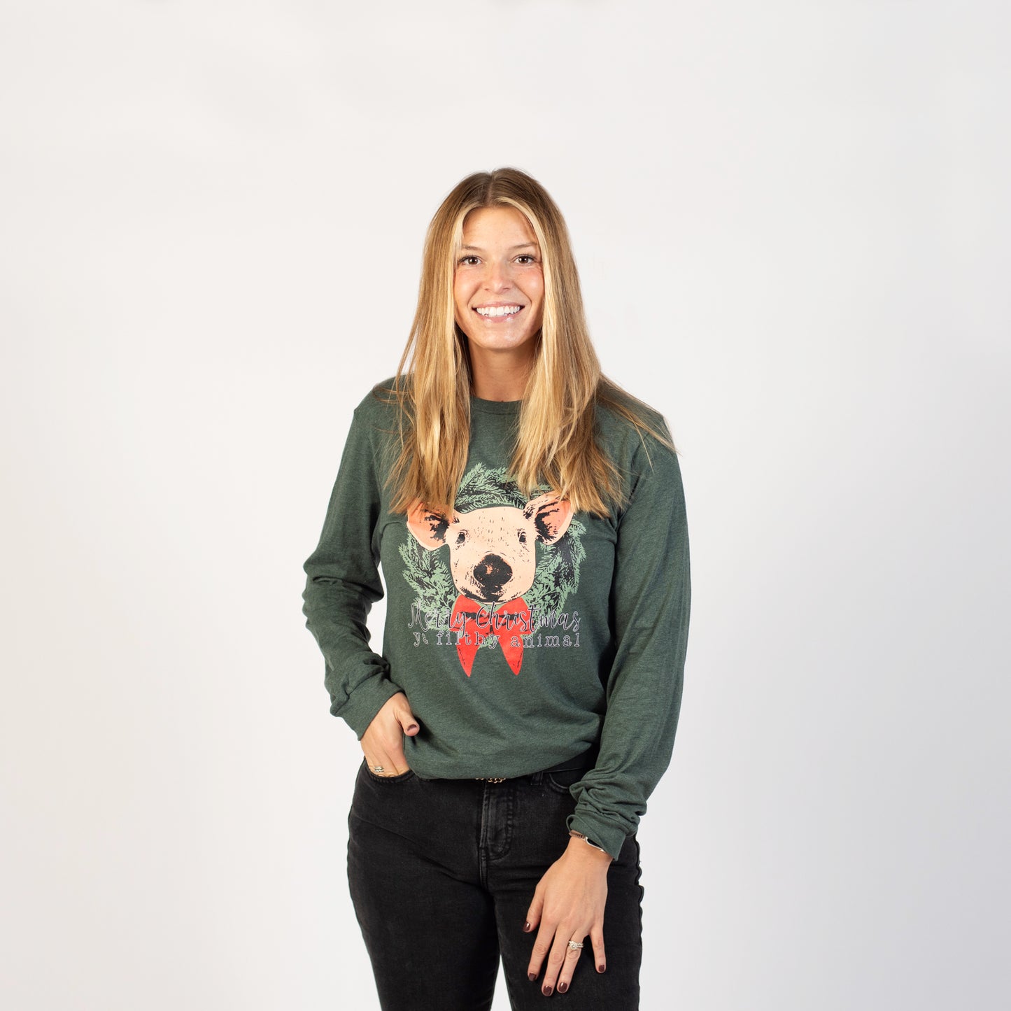 Pig Christmas Long Sleeve Tee