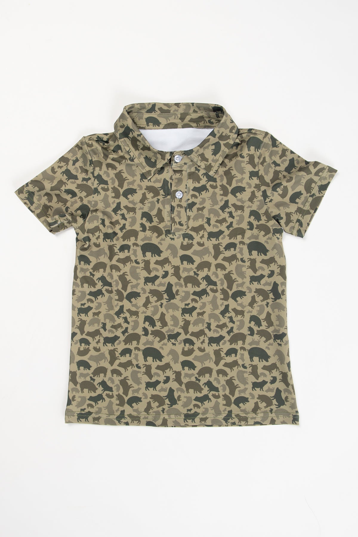 Pig Camo Baby/Youth Performance Polo