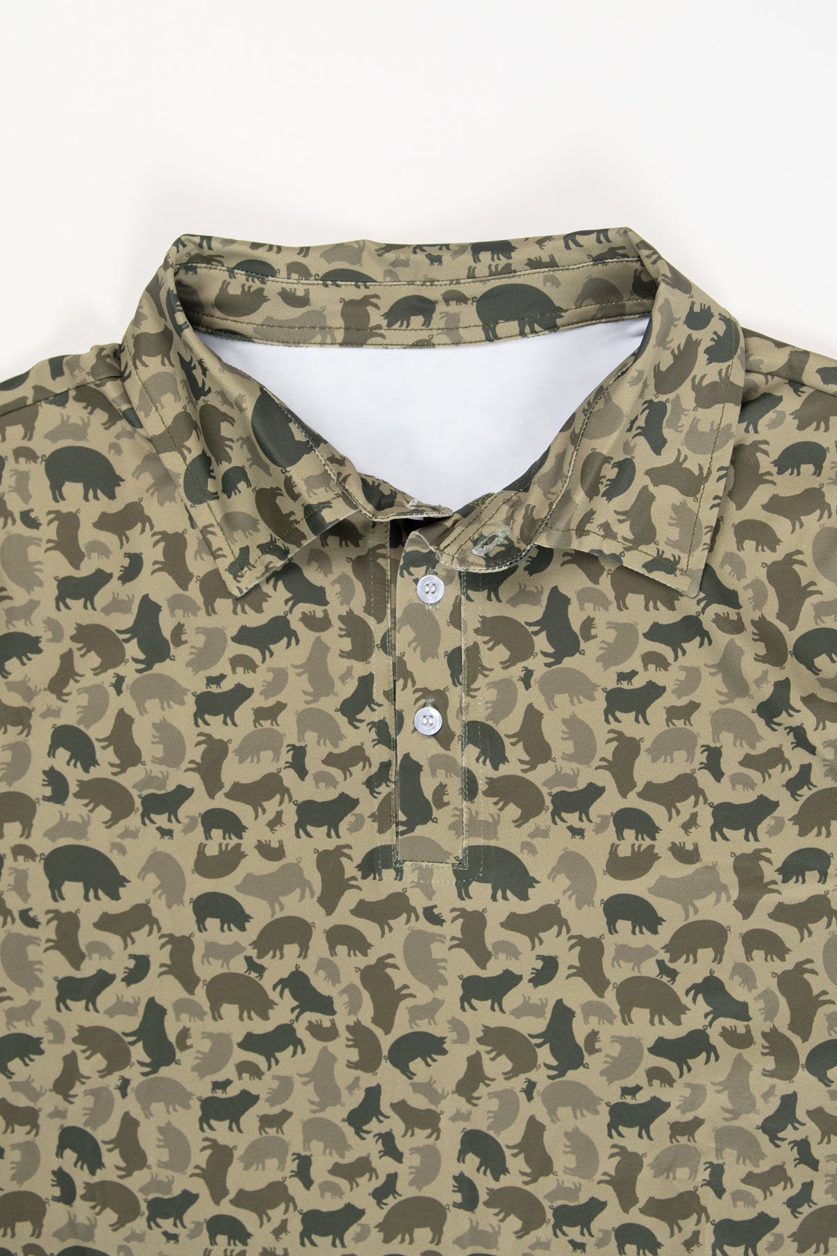 Pig Camo Adult Performance Polo
