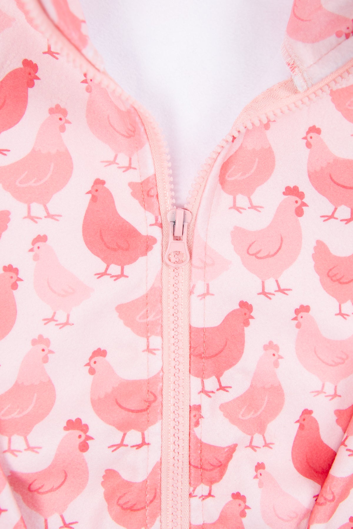 Pink Chicken Zip-Up Toddler/Youth Jacket