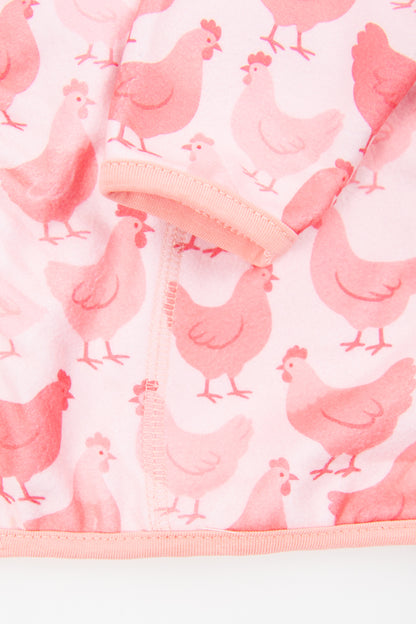 Pink Chicken Zip-Up Toddler/Youth Jacket