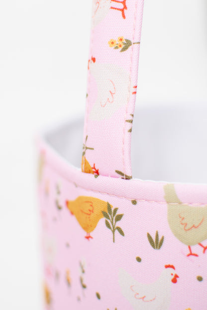*PREORDER* Pink Cottage Chicken Easter Basket