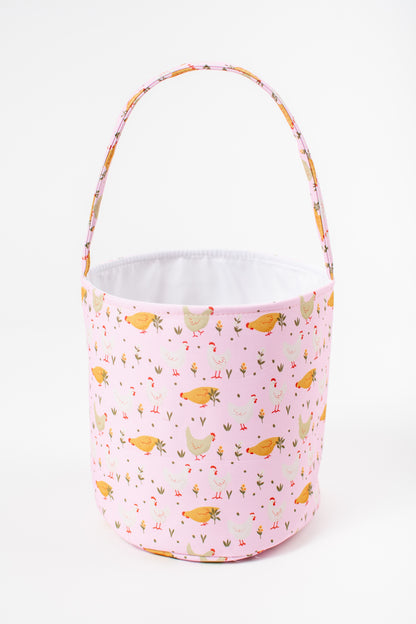 *PREORDER* Pink Cottage Chicken Easter Basket