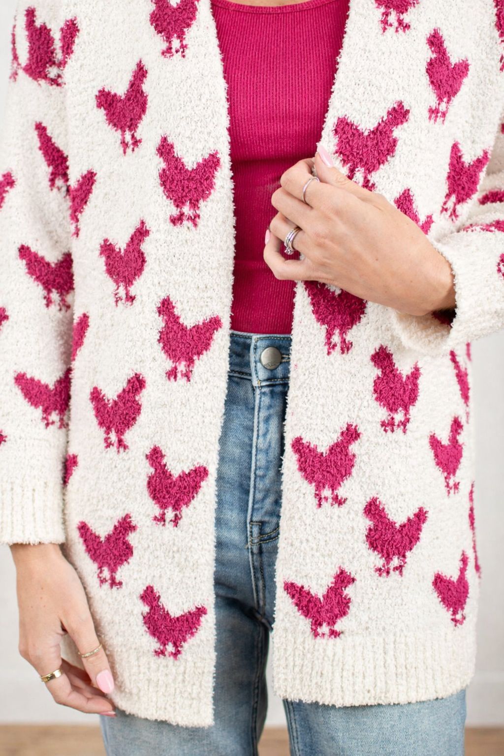 Pink Chicken Luxe Cardigan
