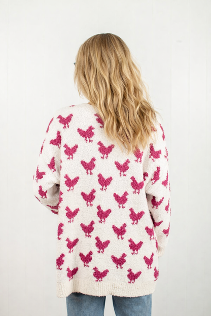 Pink Chicken Luxe Cardigan