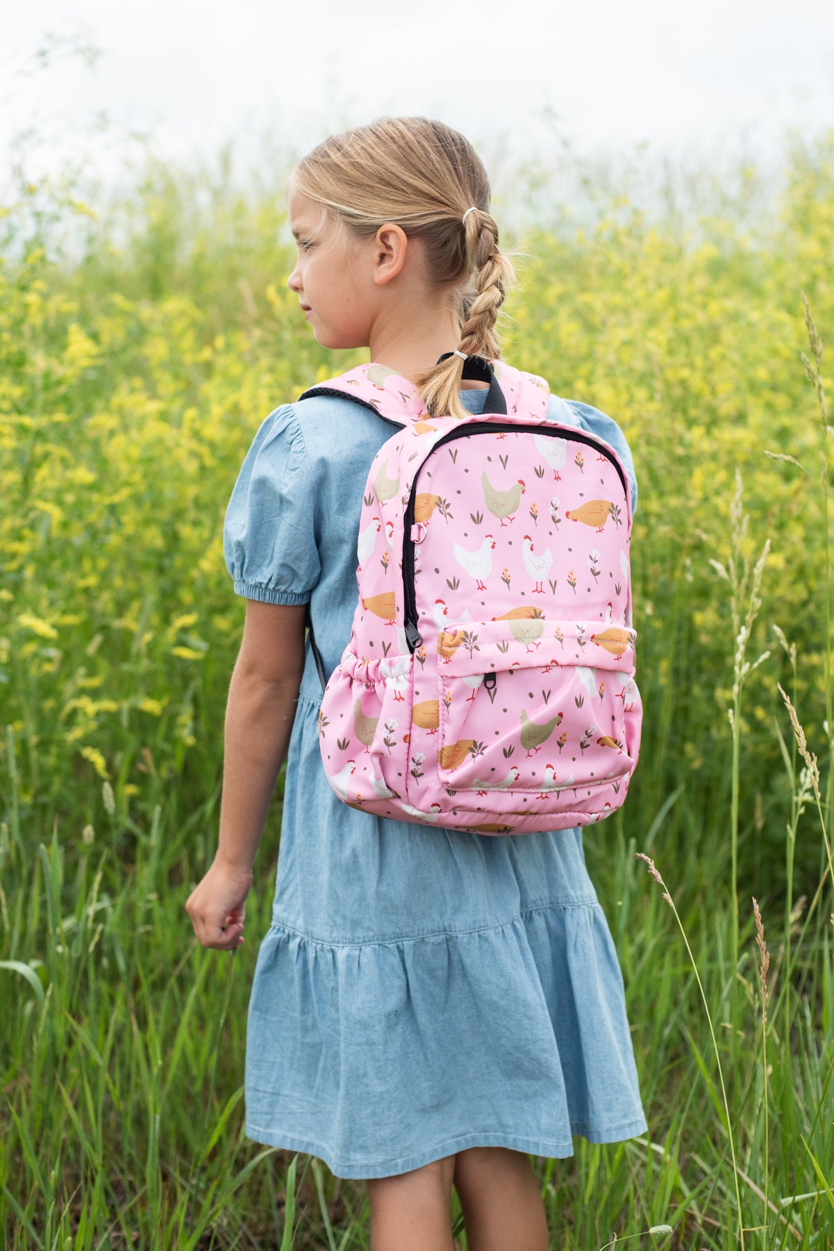 Pink Cottage Chicken Backpack *PREORDER*