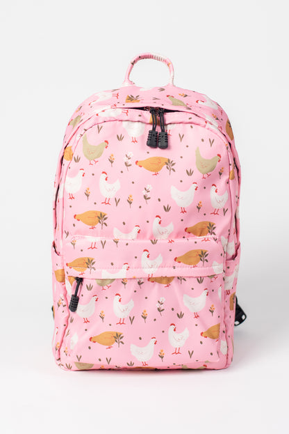 Pink Cottage Chicken Backpack *PREORDER*