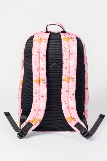 Pink Cottage Chicken Backpack *PREORDER*