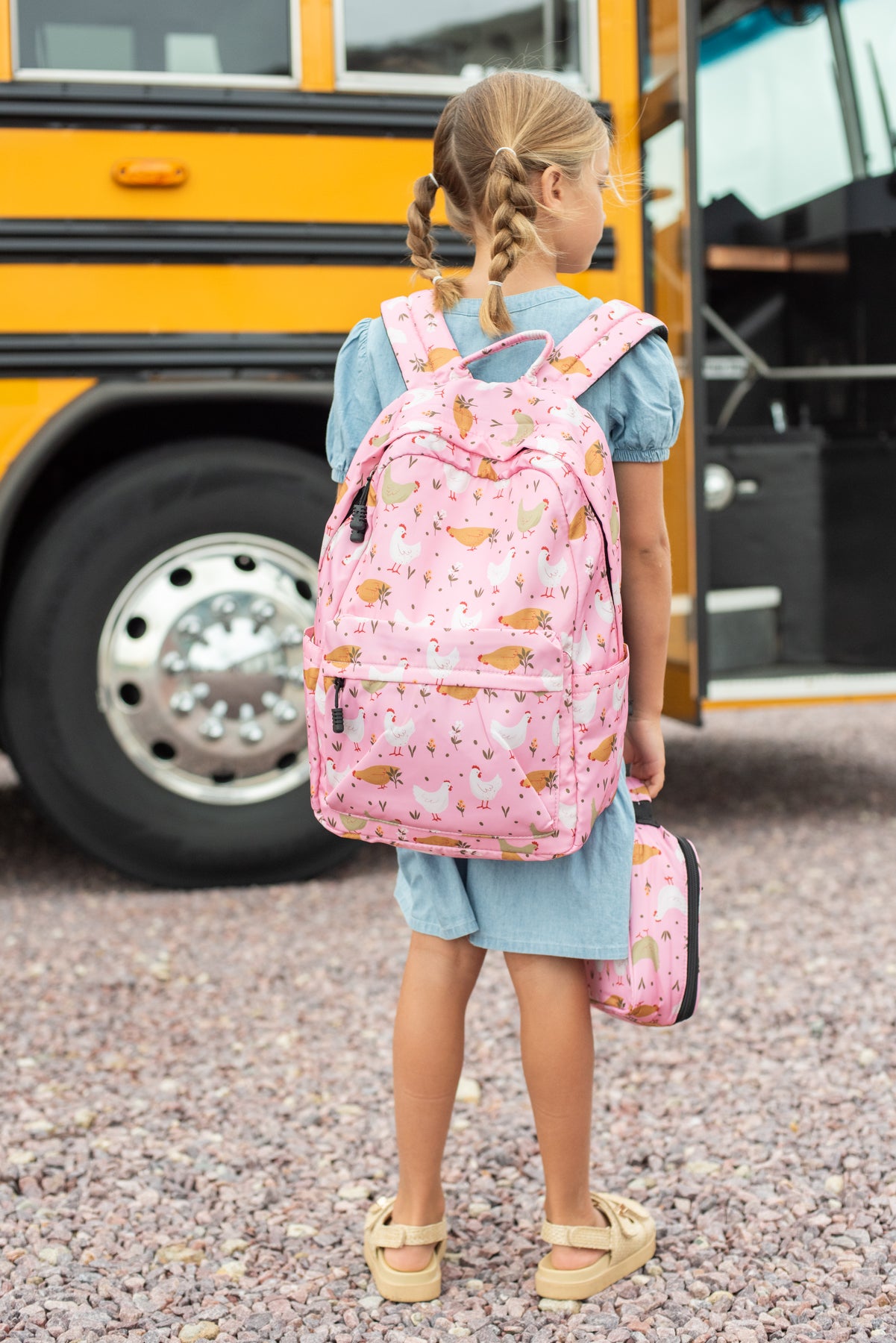 Pink Cottage Chicken Backpack *PREORDER*
