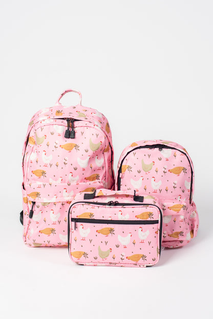 Pink Cottage Chicken Backpack *PREORDER*