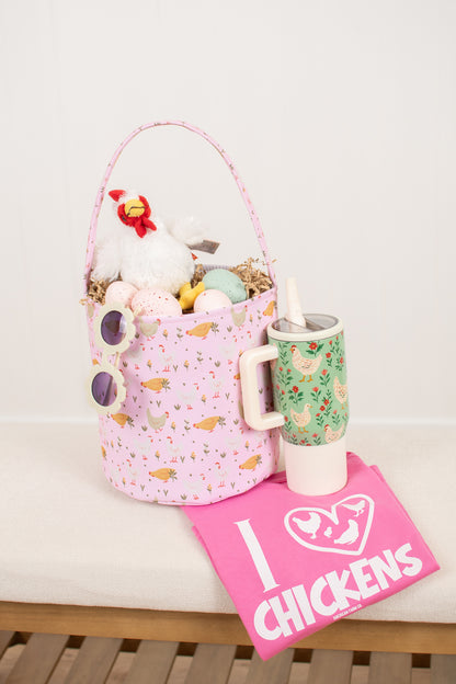 *PREORDER* Pink Cottage Chicken Easter Basket