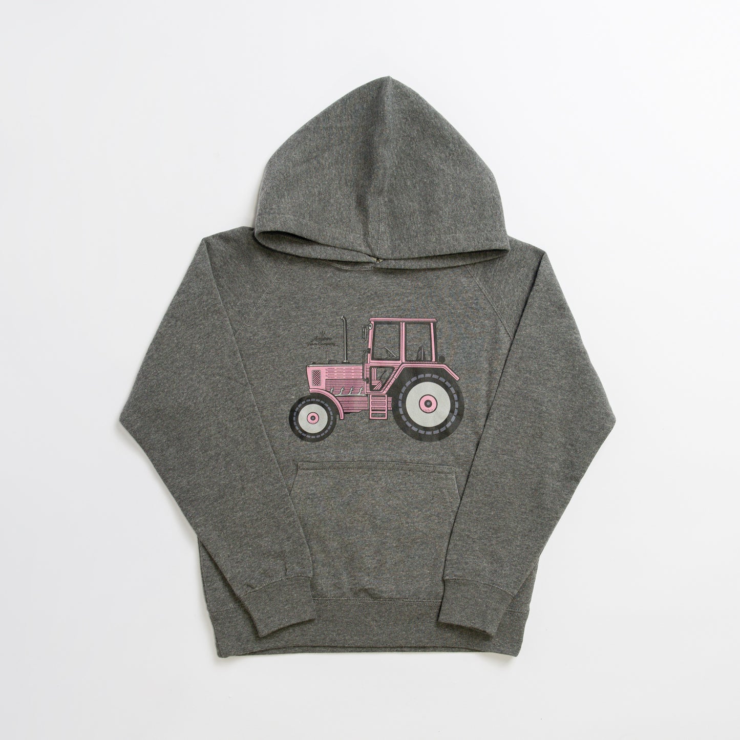 Pink Tractor Toddler/Youth Hoodie