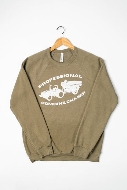 'Professional Combine Chaser' Crewneck