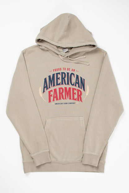'Proud To Be An American Farmer' Adult Hoodie