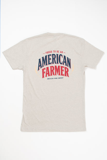 'Proud To Be An American Farmer' Adult T-Shirt