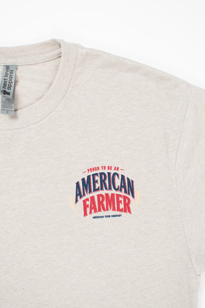 'Proud To Be An American Farmer' Adult T-Shirt