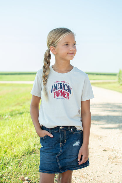 'Proud To Be An American Farmer' Toddler/Youth T-Shirt