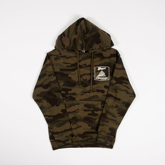 Proud American Camo Hoodie - American Farm Company