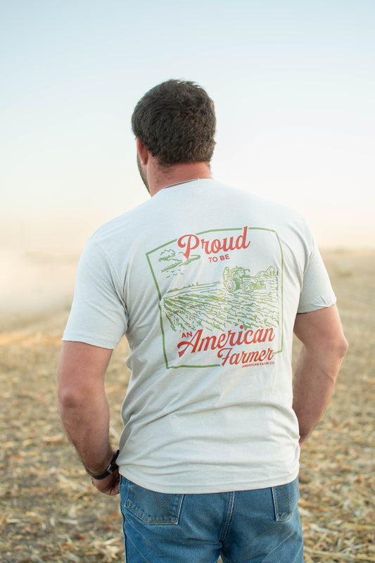 Proud American Farmer Stone Tee [M]