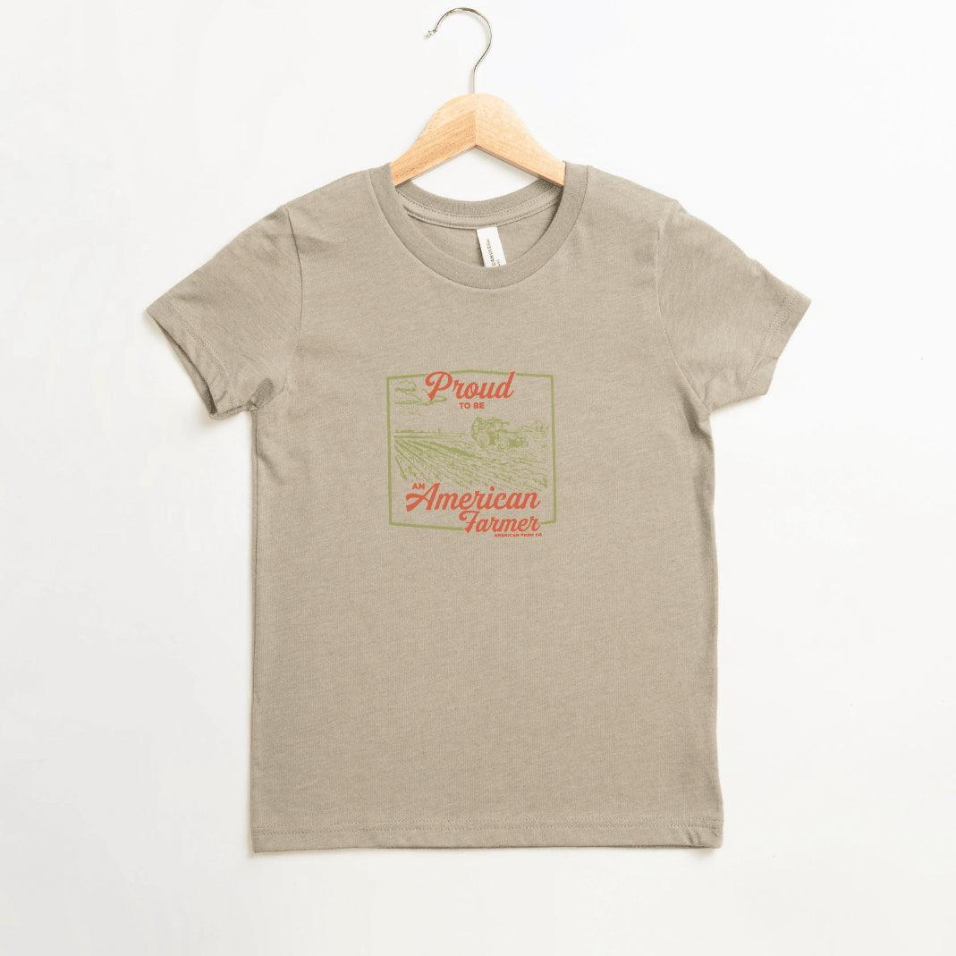 Proud American Farmer Toddler/Youth Tee - American Farm Company
