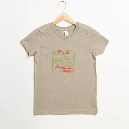 Proud American Farmer Toddler/Youth Tee - American Farm Company