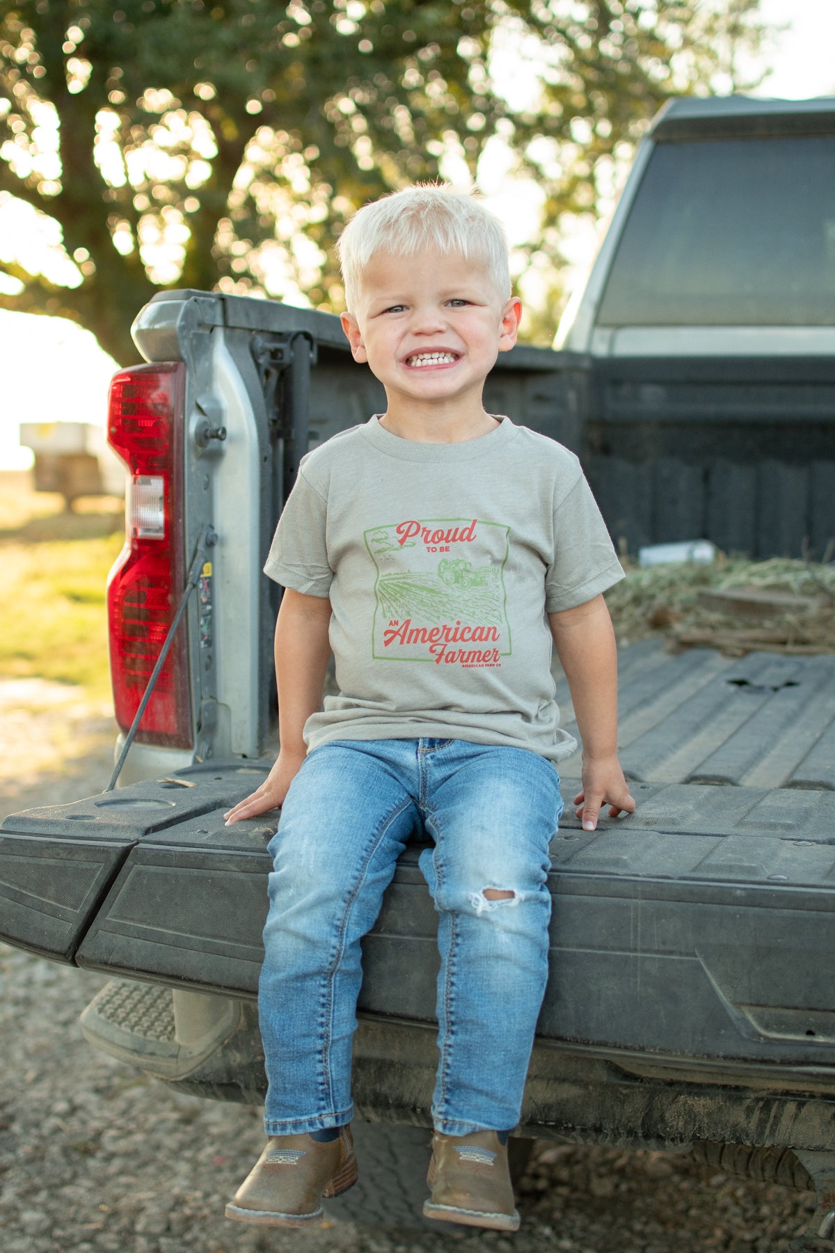 'Proud American Farmer' Toddler/Youth Tee