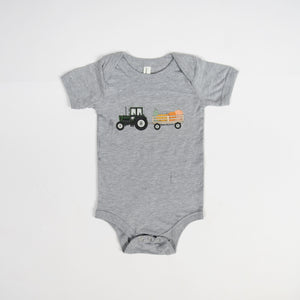 Pumpkin Hayrack Onesie - American Farm Company