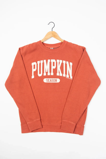 'Pumpkin Season' Orange Crewneck