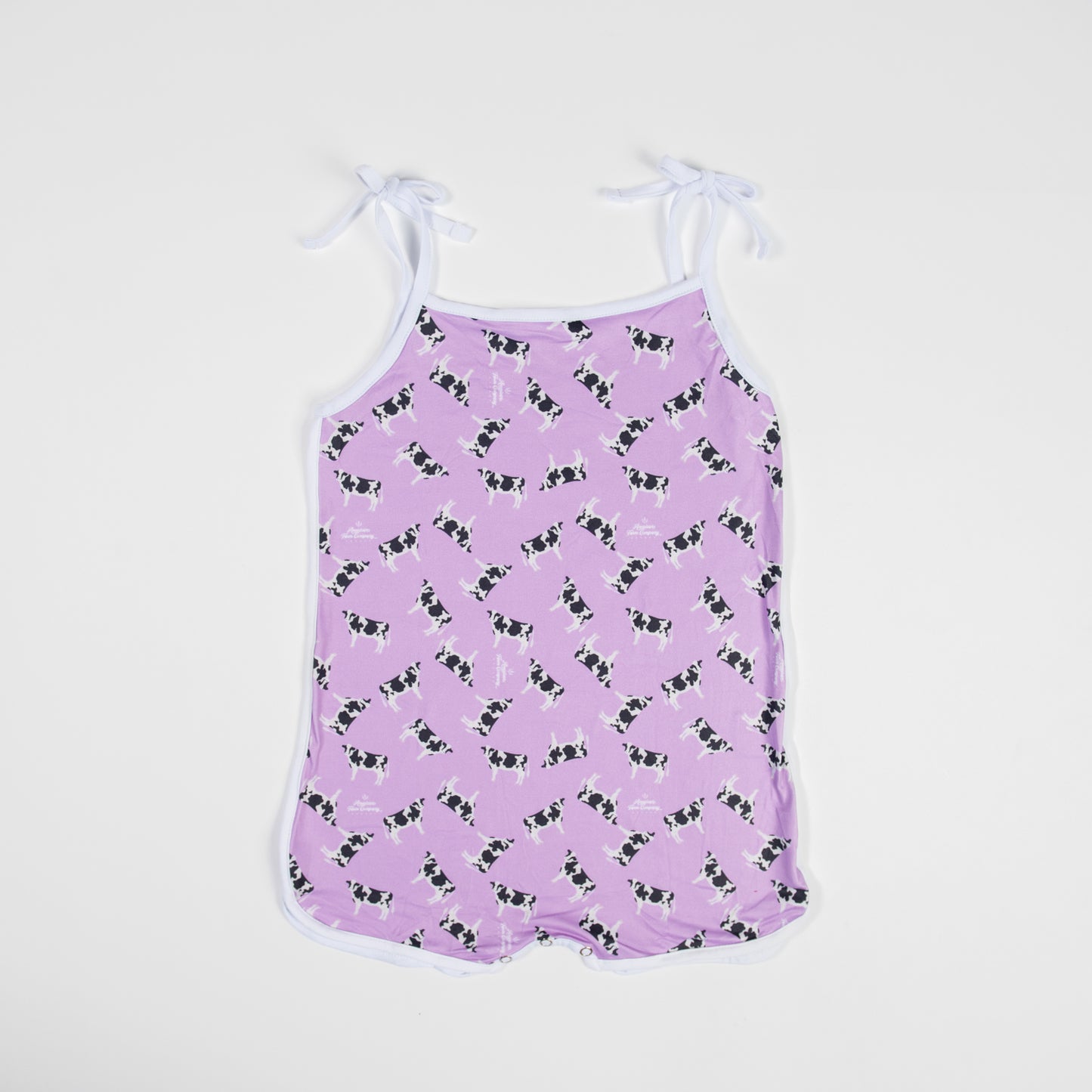 Purple Holstein Cow Infant/Toddler Romper