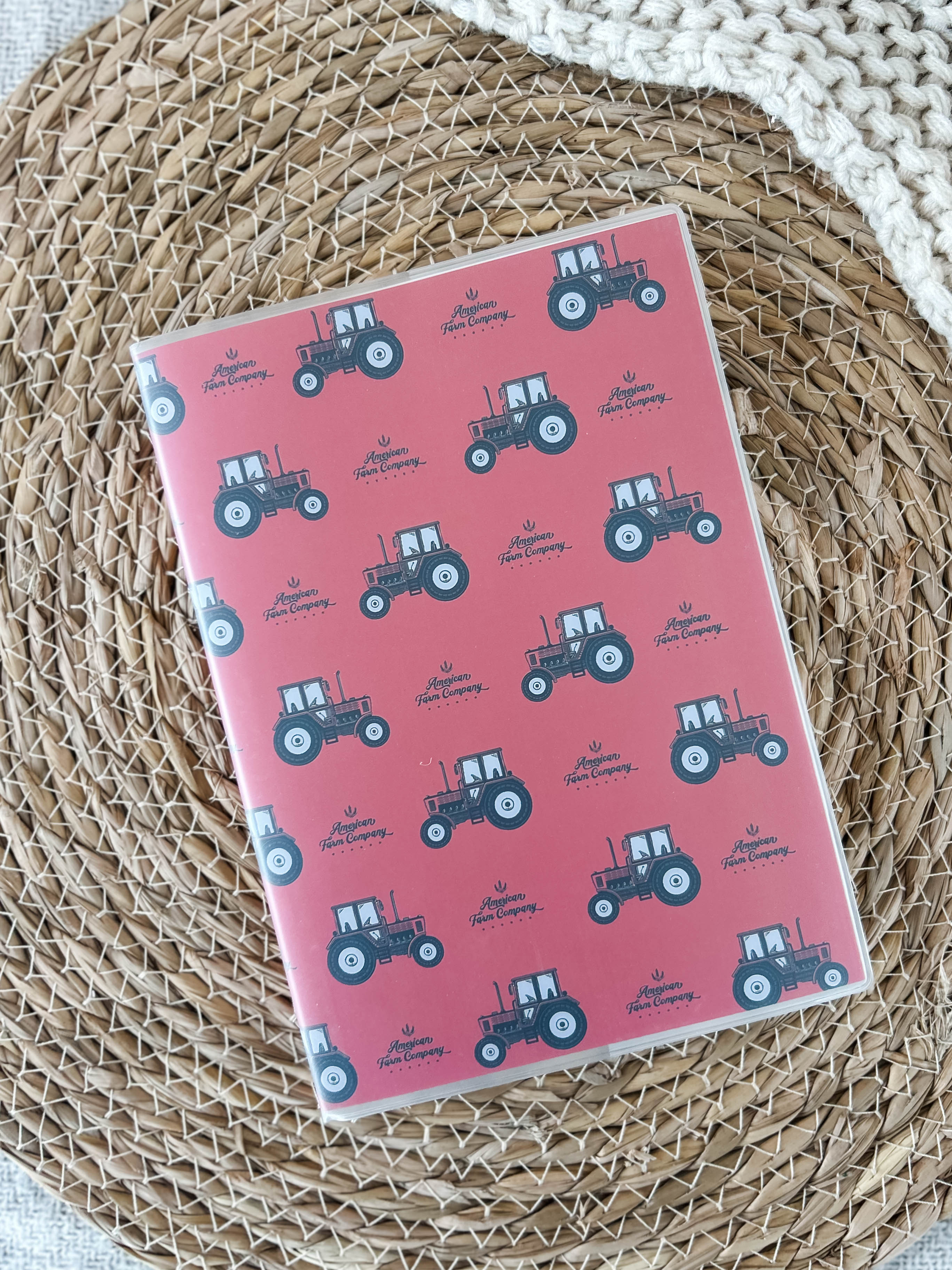Red Tractor Notebook