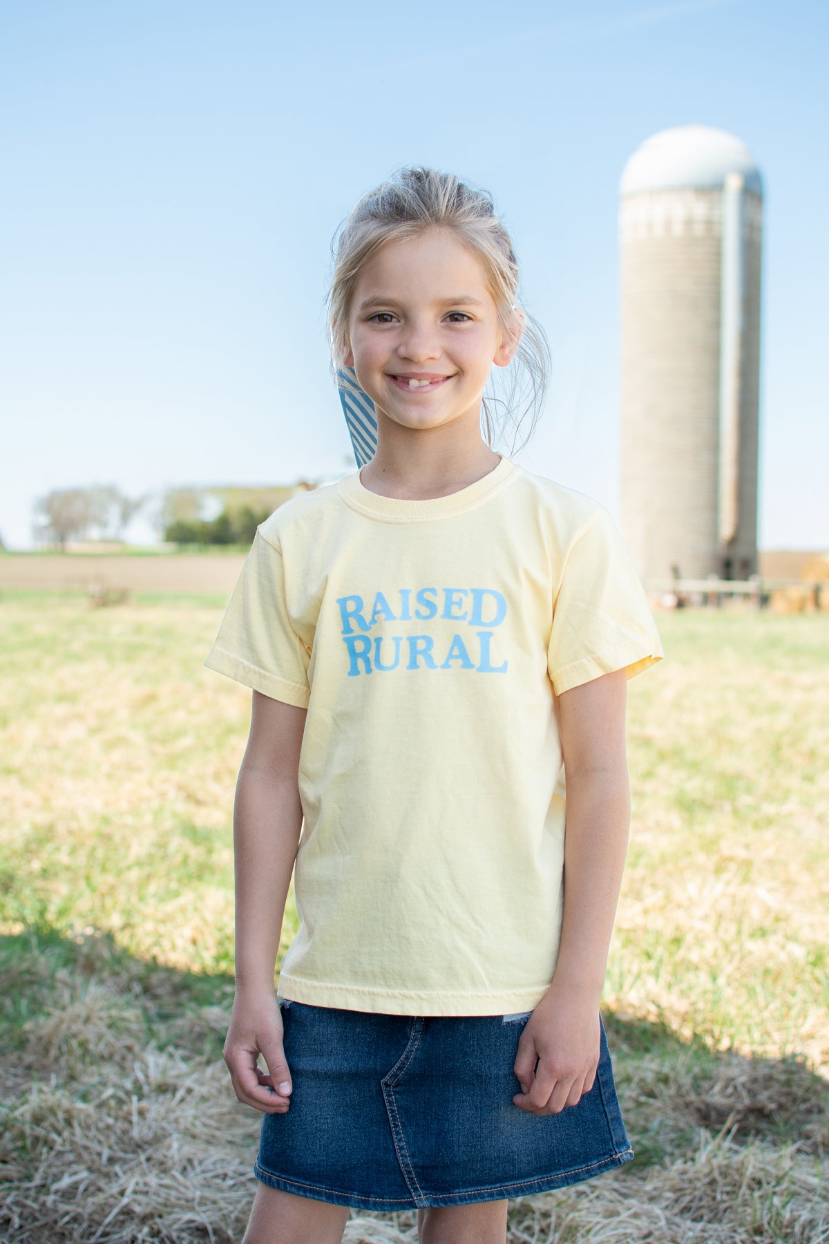 Raised Rural' Toddler/Youth Yellow Tee
