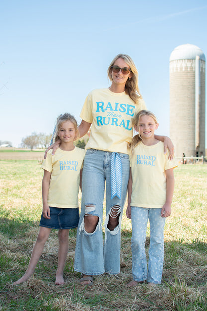 Raise them Rural' Yellow Tee