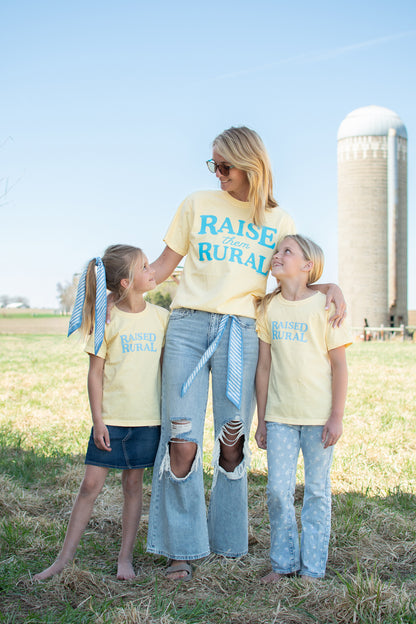 Raise them Rural' Yellow Tee