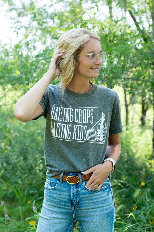 'Raising Crops, Raising Kids’  Tee