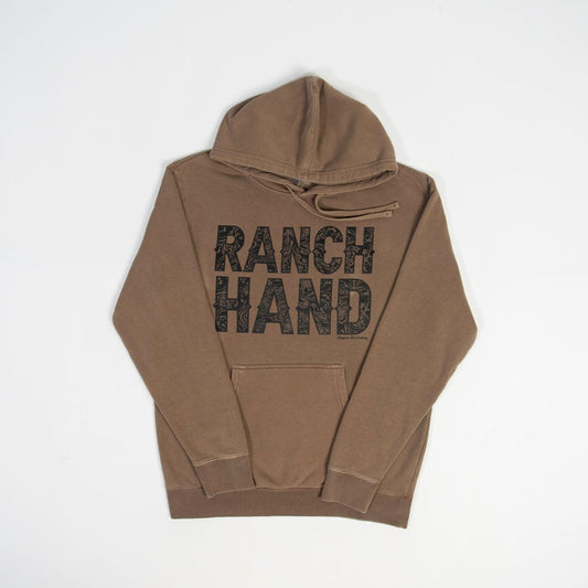 Ranch Hand Washed Brown Hoodie - American Farm Company