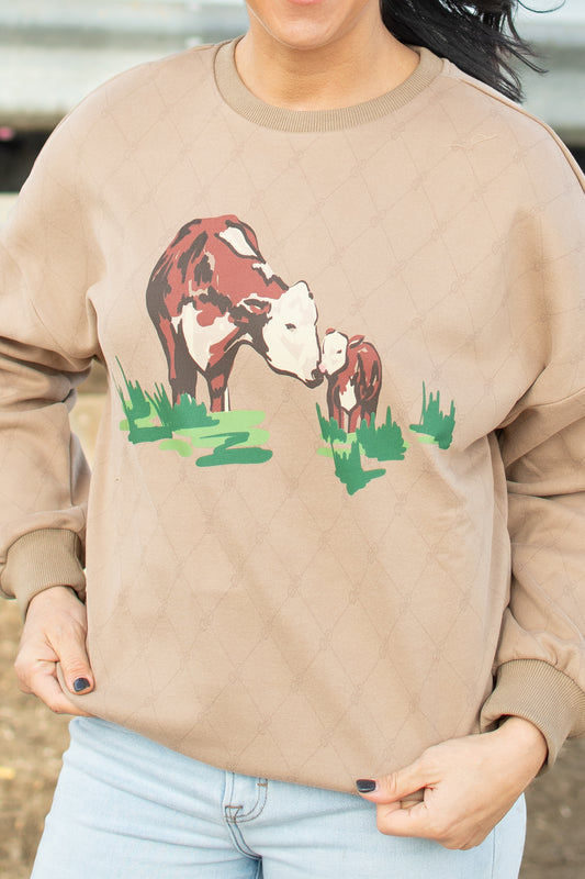 Ranch Raised Cattle Crewneck