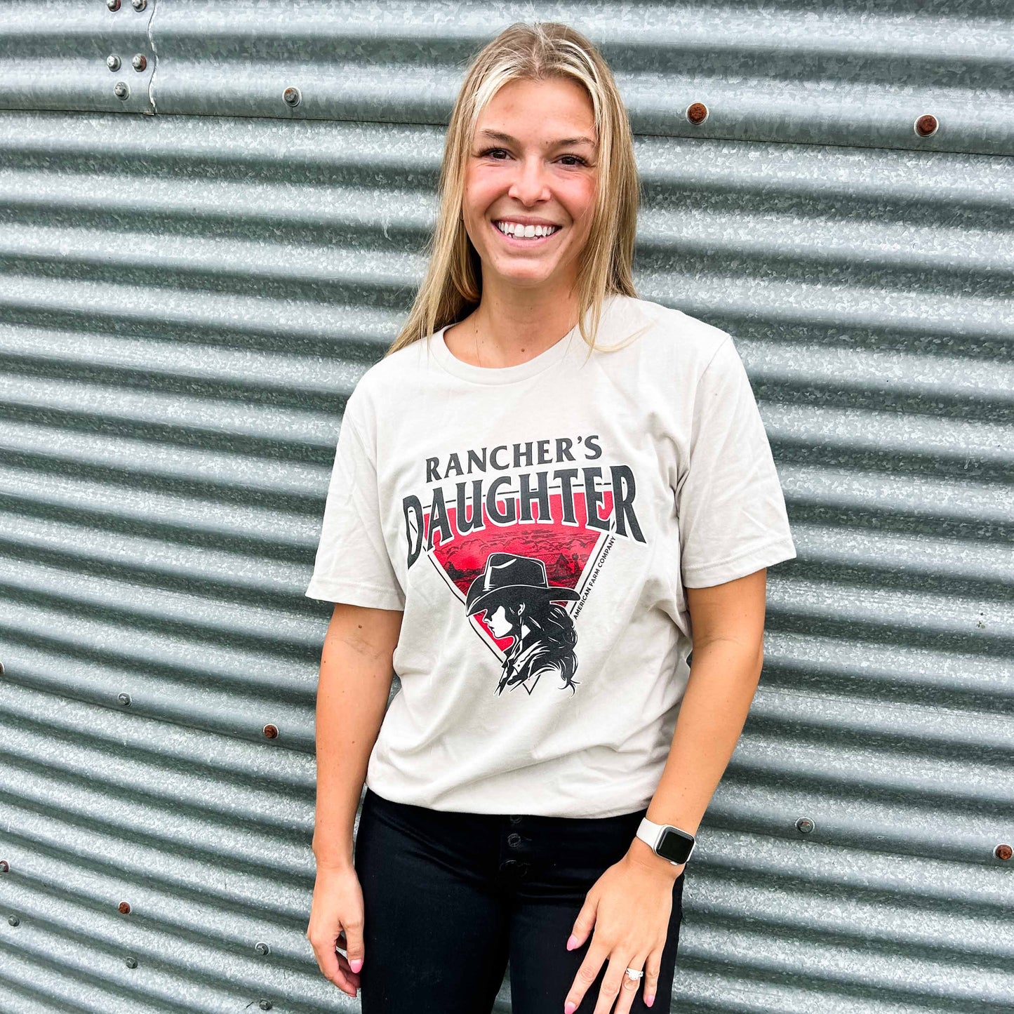 Rancher’s Daughter Cream Tee