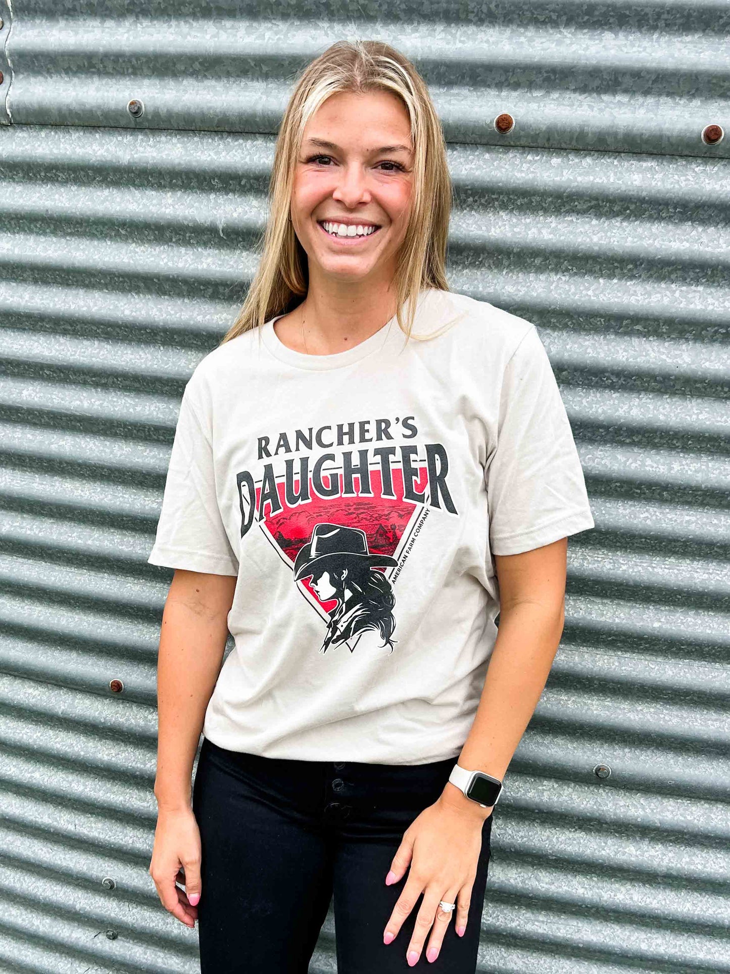 Rancher’s Daughter Cream Tee