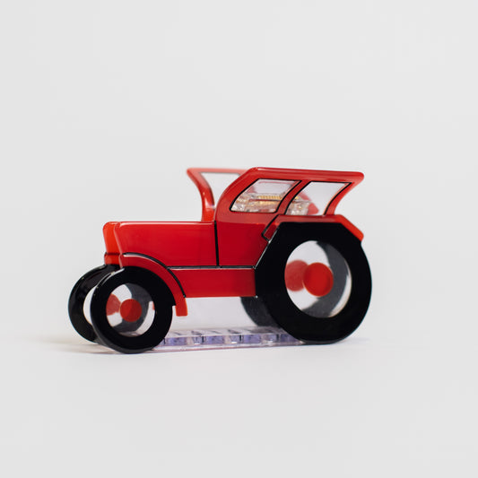 Red Tractor Hair Clip