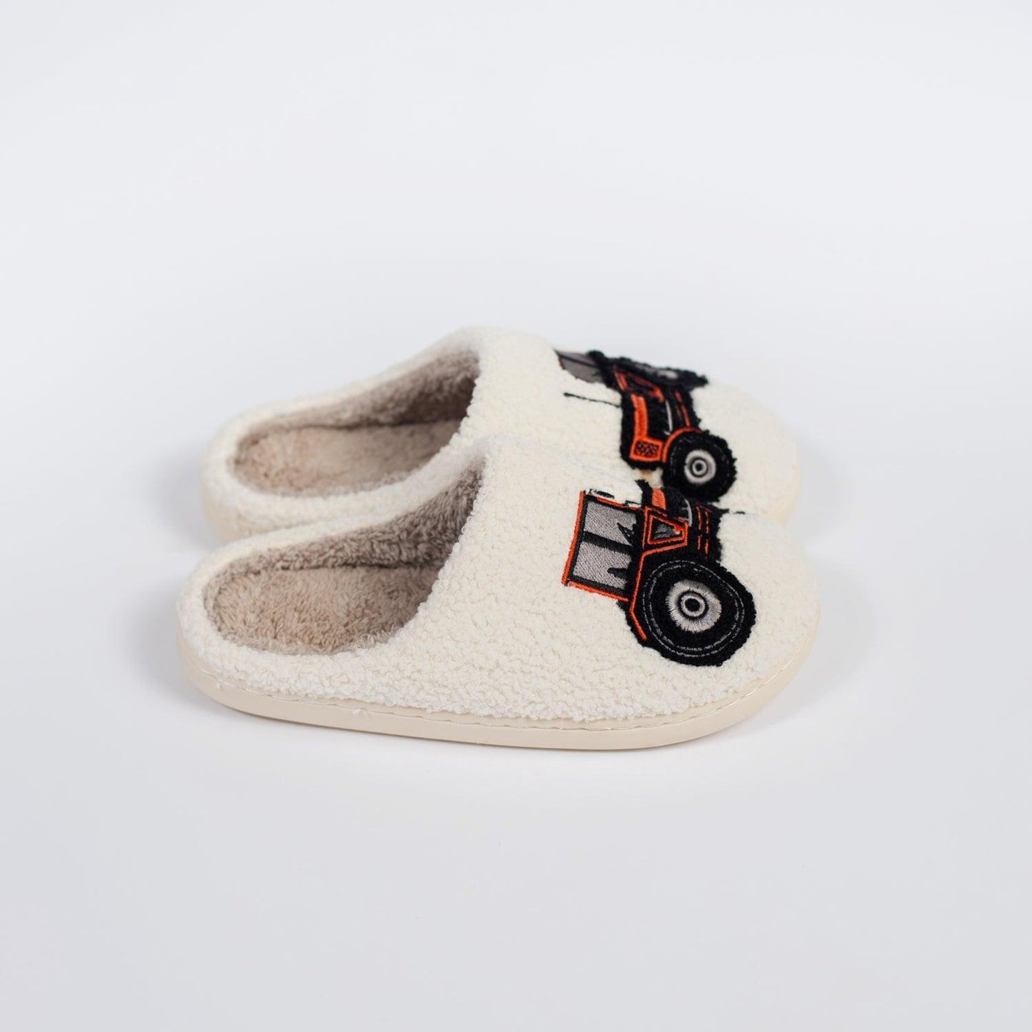 Red Tractor Slippers - Adult - American Farm Company