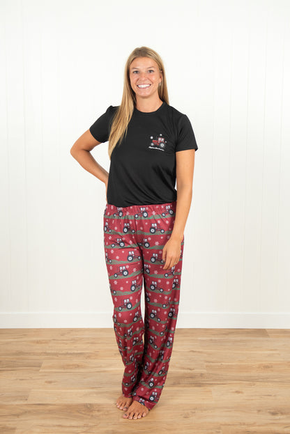 Red Tractor Christmas Adult Pajama Pants *PREORDER*