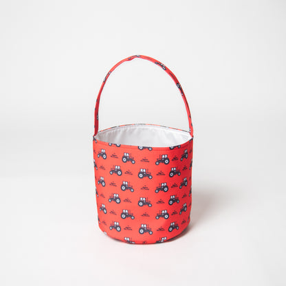 Red Tractor Easter Basket