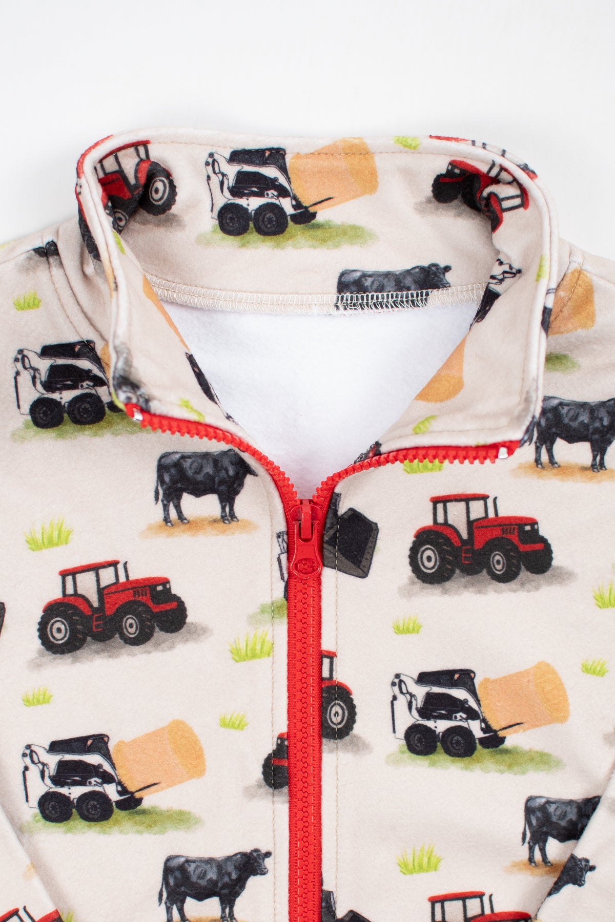 Red Tractor Farm Toddler/Youth Zip-Up Jacket
