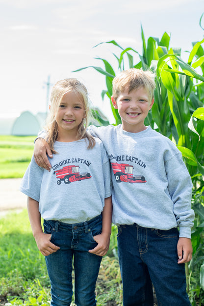 Red Combine Captain Toddler Tee